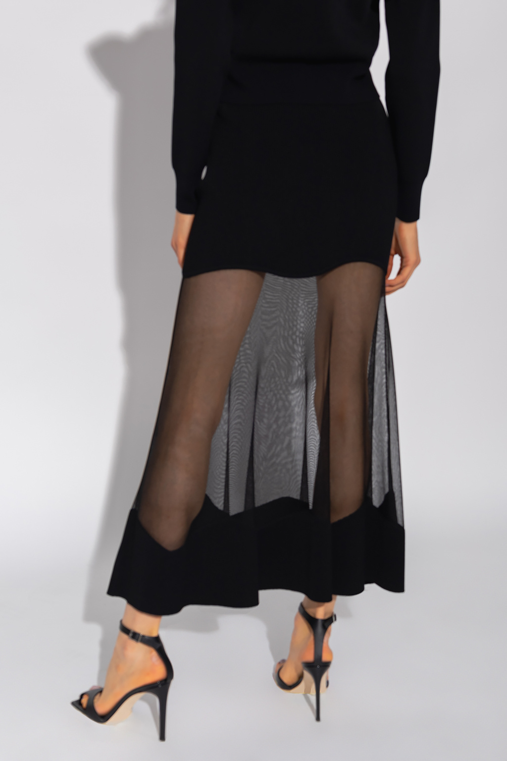 SchaferandweinerShops WF - sheer skirt Alexander McQueen